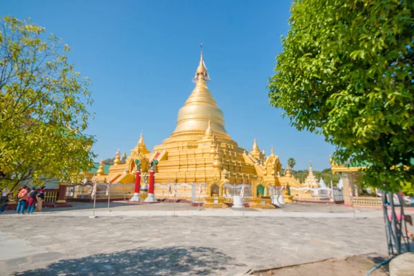 Myanmar Mandalay Vacker Utsikt Över Buddisttemplet Staden — Stockfoto