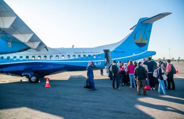 Myanmar. Mandalay. Şehir havaalanı manzarası.