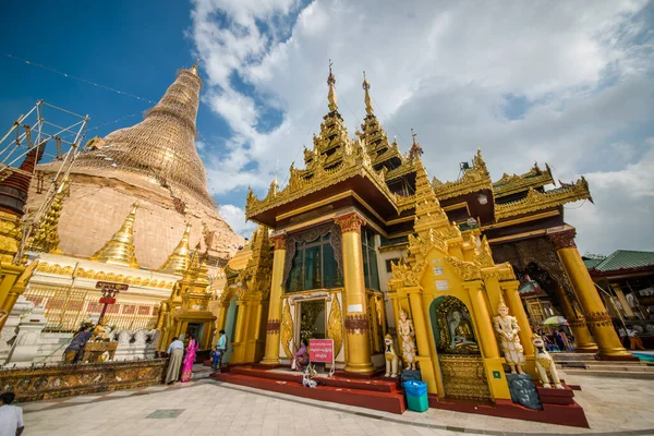 Myanmar Yangon Pagoda Shwedagon — Foto Stock