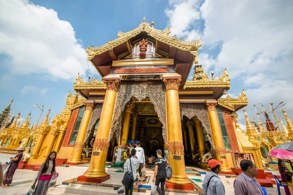 Myanmar Yangon Shwedagon Pagoda — Stock Photo, Image