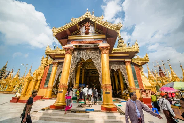 Myanmar Yangon Shwedagon Pagoda — Stock Photo, Image