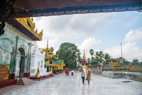 Myanmar Ben Yangon Shwedagon Pagoda — Stockfoto
