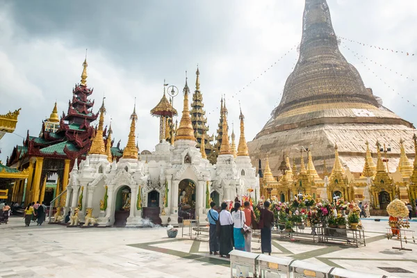 Myanmar Jestem Yangon Pagoda Shwedagon — Zdjęcie stockowe