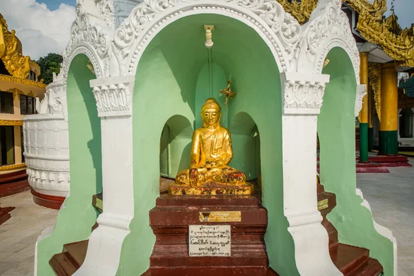 Мьянма Янгон Пагода Шведагон Городе — стоковое фото