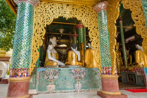Myanmar Yangon Une Belle Vue Sur Pagode Shwedagon Dans Ville — Photo