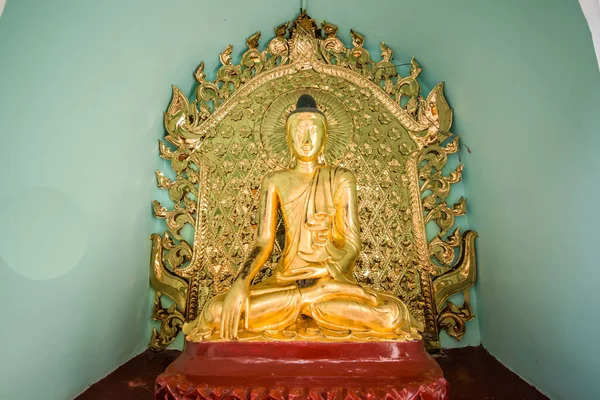 Мьянма Янгон Прекрасный Вид Статуи Будды Пагоде Шведагон — стоковое фото