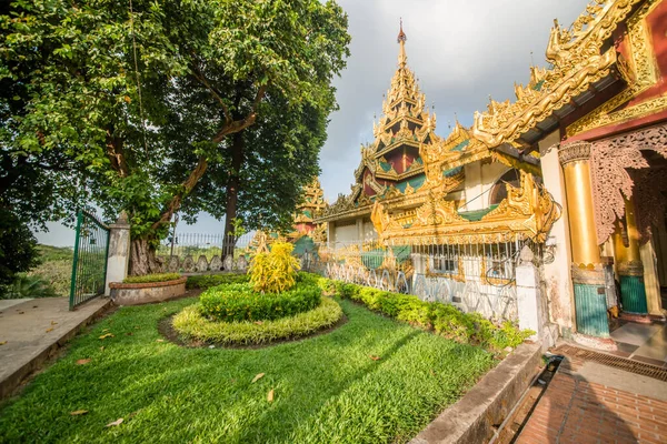 Myanmar Yangon Una Splendida Vista Della Pagoda Shwedagon — Foto Stock