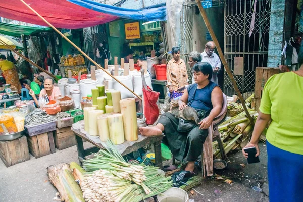 ミャンマー ヤンゴン 街とあなたの人々の美しい景色 — ストック写真
