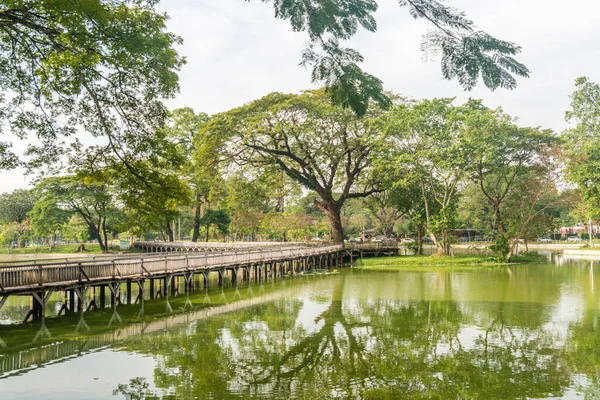 Myanmar Yangón Una Hermosa Vista Del Parque Ciudad — Foto de Stock
