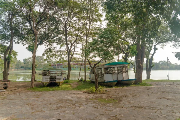 Мьянма Янгон Прекрасный Вид Парк Городе — стоковое фото