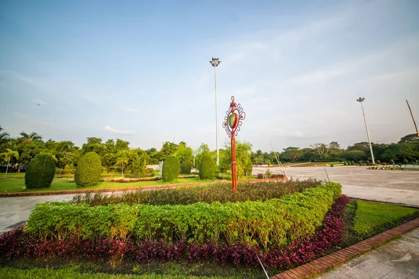 Myanmar Yangon Una Splendida Vista Parco Città — Foto Stock