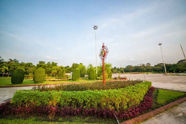 Myanmar Yangón Una Hermosa Vista Parque Ciudad — Foto de Stock