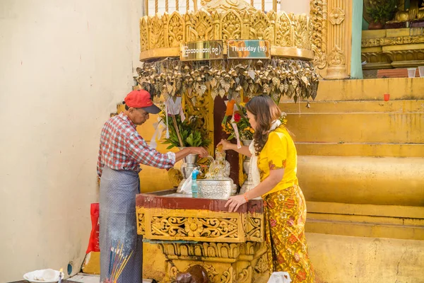 Myanmar Jestem Yangon Pagoda Sułtana — Zdjęcie stockowe