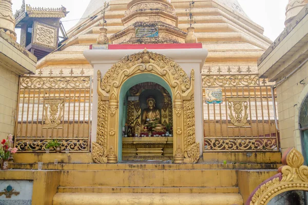 Mianmarban Yangon Vagyok Sule Pagoda Ról — Stock Fotó