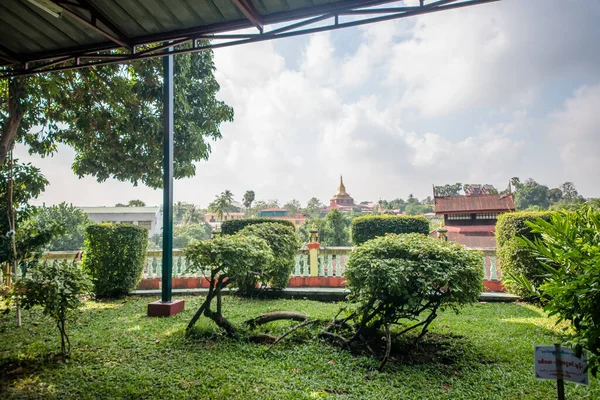 Myanmar Ben Yangon Een Prachtig Uitzicht Chaukhtatgyi Boeddha Tempel Stad — Stockfoto