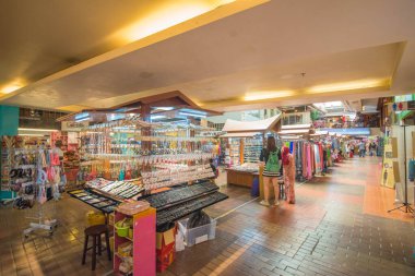 Kuala Lumpur, Malezya. Şehir merkezinin güzel bir manzarası var..