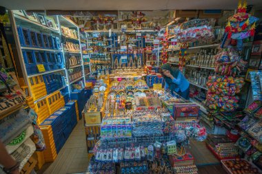 Kuala Lumpur, Malezya. Şehir merkezinin güzel bir manzarası var..