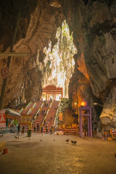 Kuala Lumpur Maleisië Een Prachtig Uitzicht Batu Grotten Tempel — Stockfoto