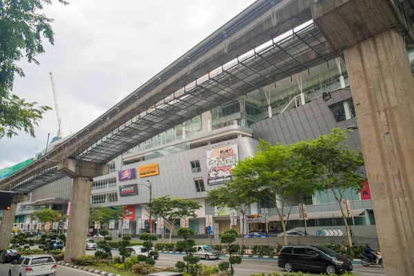 Kuala Lumpur Malaysia Ein Schöner Blick Auf Gebäude Bei Einer — Stockfoto
