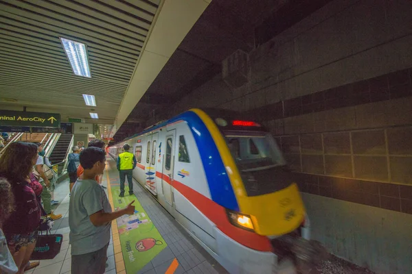 Kuala Lumpur Malesia Una Vista Della Stazione Ferroviaria Ktm Città — Foto Stock