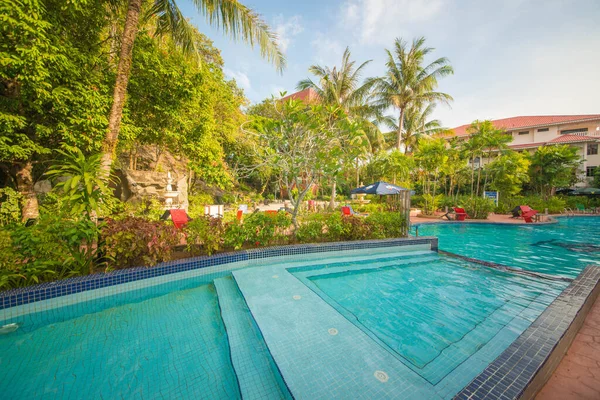 Malajzia Langkawi Vagyok Medence Aceania Resort Hotel Ban — Stock Fotó