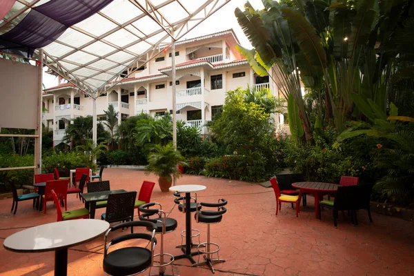 Malasia Langkawi Una Vista Del Restaurante Aceania Resort Hotel — Foto de Stock