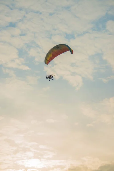 Malaysia Langkawi View Paraglider Pantai Cenang Beach — Stock Photo, Image