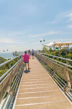 Malezya. Langkawi. Gökyüzü Köprüsü