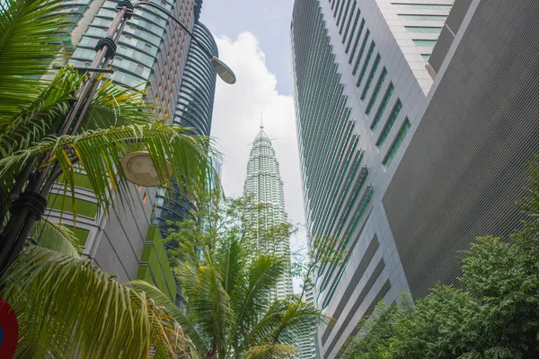 Kuala Lumpur Maleisië Een Prachtig Uitzicht Petronas Toren Stad — Stockfoto