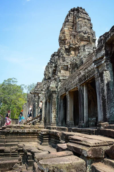 Camboja Siem Reap Templo Bayon — Fotografia de Stock