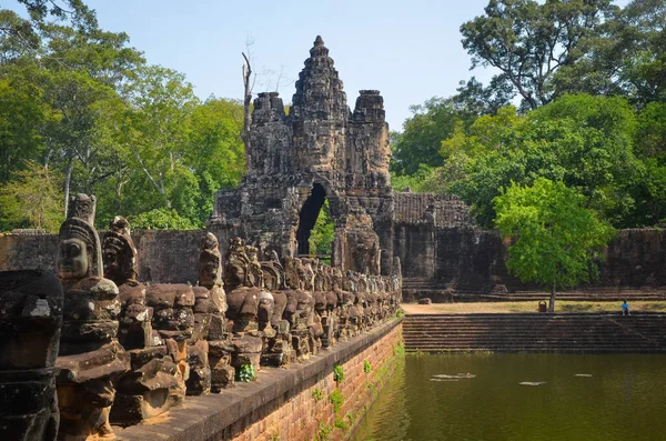 Камбоджа Пожинаем Храм Ангкор — стоковое фото