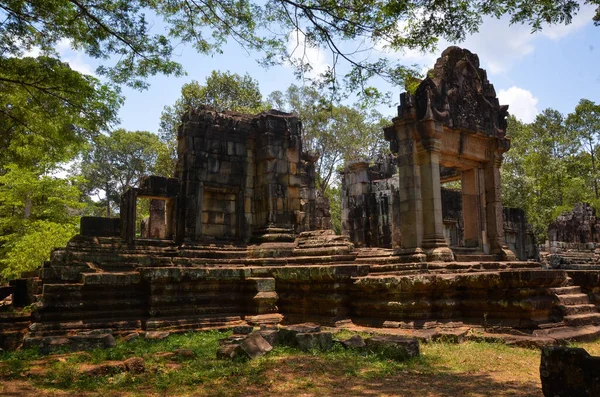 Kamboçya Siem Reap Angkor Thom Tapınağı — Stok fotoğraf