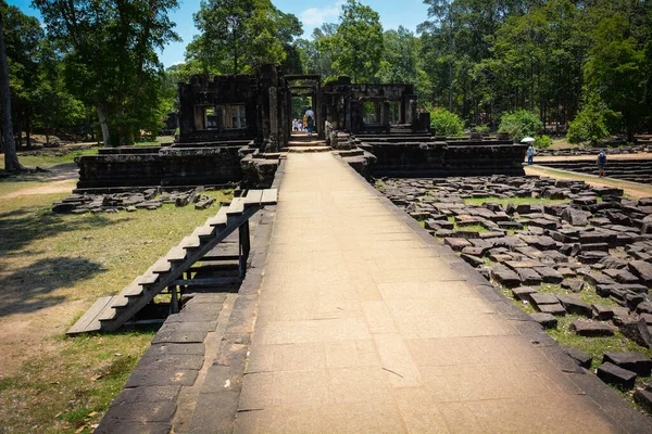 Камбоджа Сім Реабілітувався Ангкор Ват — стокове фото