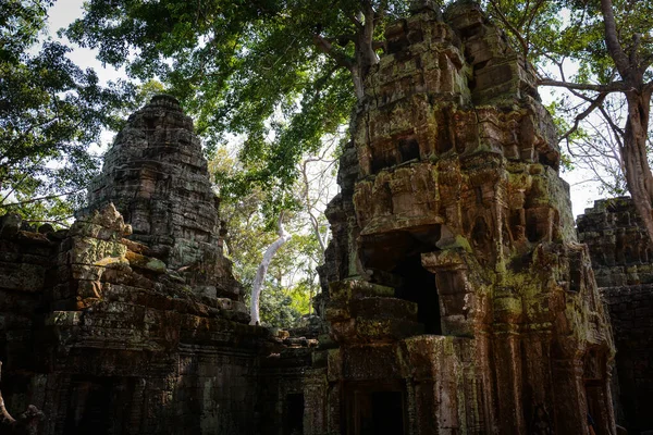 Alter Buddhistischer Tempel Mit Ruinen Angkor Wat Kambodscha — Stockfoto