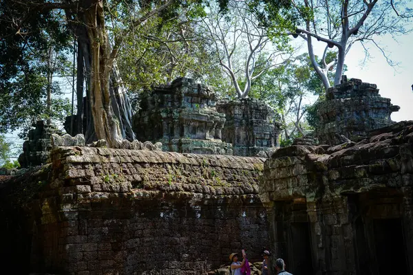 Old Buddhist Temple Ruins Angkor Wat Cambodia — Stock Photo, Image