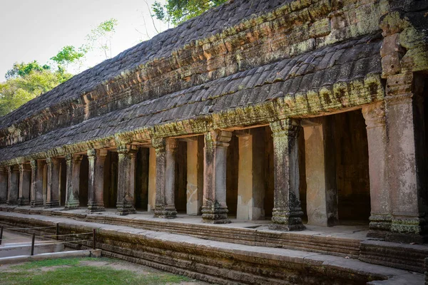 Antiguo Templo Budista Con Ruinas Angkor Wat Camboya — Foto de Stock