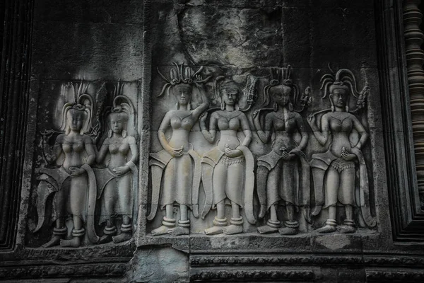 Camboja Siem Reap Templo Angkor Wat — Fotografia de Stock