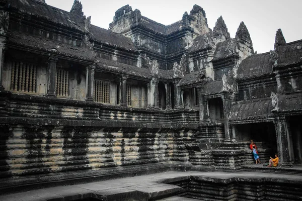 Cambodja Siem Reap Angkor Wat Ruïnes — Stockfoto