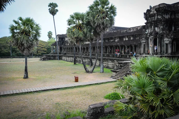 Angkor Wat Antiguo Templo Budista Con Ruinas Camboya — Foto de Stock