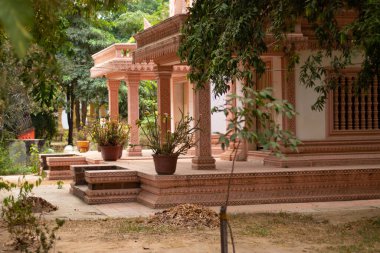Siem Reap, Kamboçya 'daki Budist tapınağının mimarisi.