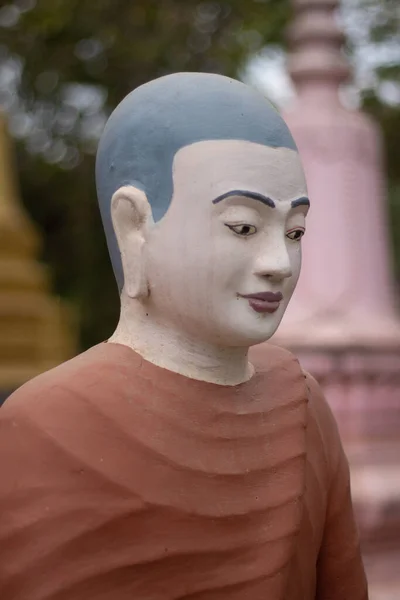 Standbeeld Van Boeddha Siem Reap Cambodja — Stockfoto
