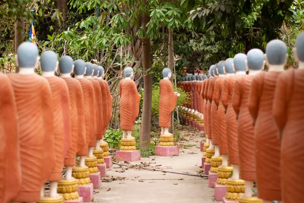 カンボジア シェムリアップ 市内の仏教寺院の美しい景色 — ストック写真