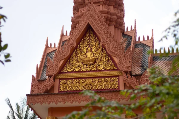 Buddhista Templom Építészete Siem Reap Kambodzsa — Stock Fotó