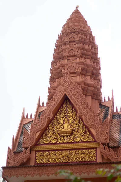 Architecture Temple Bouddhiste Cambodge Siem Reap — Photo