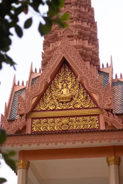 Arquitectura Del Templo Budista Siem Reap Camboya — Foto de Stock