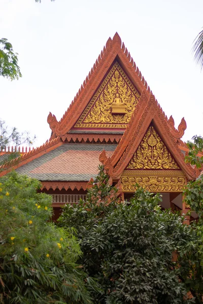 Arquitectura Del Templo Budista Siem Reap Camboya — Foto de Stock