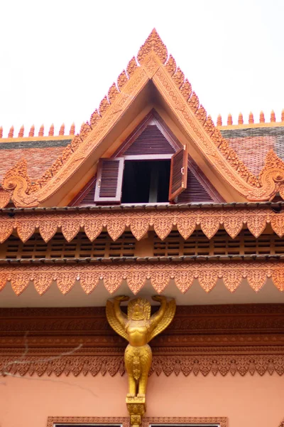 Architecture Temple Bouddhiste Cambodge Siem Reap — Photo