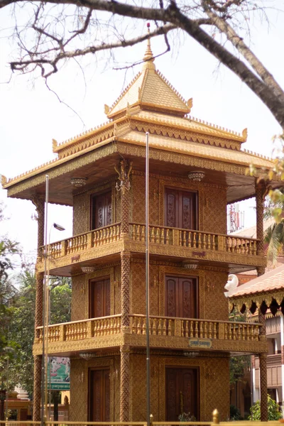 Architektura Świątyni Buddyjskiej Siem Reap Kambodża — Zdjęcie stockowe