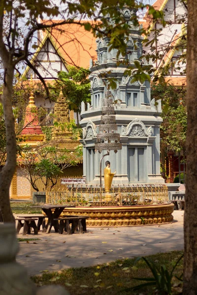 Siem Reap Kamboçya Buda Heykeli — Stok fotoğraf