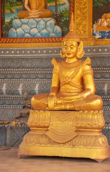 Kambodscha Siem Reap Ein Schöner Blick Auf Den Buddhistischen Tempel — Stockfoto